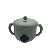 Boîte à lunch électrique intelligente pour bébé, bol chauffant à température constante, plaque chauffante pour tout-petits, batterie rechargeable USB, portable, pour la maison