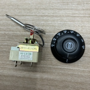 Termostato Capilar WYA com Parafuso, Controle de Temperatura para Aquecedor de Água de 0 a 320 Graus com Terminais de 3 Pinos para Caldeira - Product Image 1