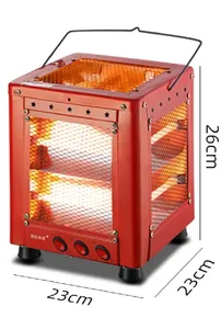 Riscaldatore elettrico riscaldatore portatile riscaldamento caldo barbecue ventilatore d'aria riscaldatore da tavolo macchina riscaldamento portatile per uso domestico stufa radiatore