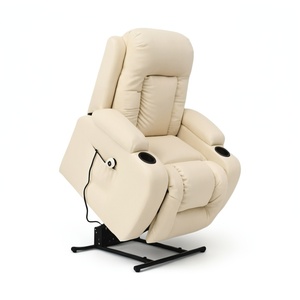 Salon moderne <span class=keywords><strong>Fauteuil</strong></span> <span class=keywords><strong>en</strong></span> <span class=keywords><strong>cuir</strong></span> Chaise de cinéma sectionnelle Home Cinéma Canapés-lits inclinables Chaise pour personnes âgées - Product Image 2