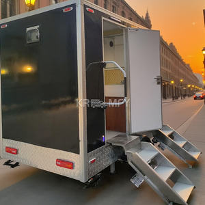 WC mobile de luxe pour l'extérieur, conteneur public portable, fabricants de toilettes de camping, remorque de toilettes - Product Image 6