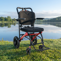 Fauteuil roulant manuel pliable léger, vente chaude, prix de gros abordable pour les personnes âgées, les voyages et les équipements de réadaptation des personnes handicapées