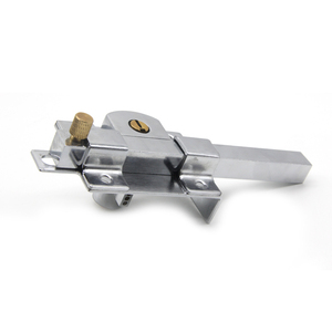 Chốt Cửa Sắt Thép Không Gỉ An Toàn Chốt Cửa Đẩy Cerrojos De Seguridad Khóa Cửa Trượt Đẩy Để Mở Có Chìa Khóa - Product Image 1