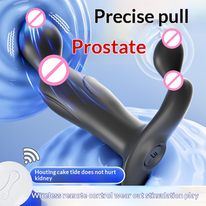 Massaggiatore Prostatico Vibrante in Silicone Impermeabile ed Ecologico con Controllo Wireless per Uomini, Plug Anale per Espansione, Giocattolo Sessuale per Adulti - Product Image 6