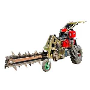 Hot Sale 30cm Width,100cm Depth Chain Trencher,trenching digging machine
