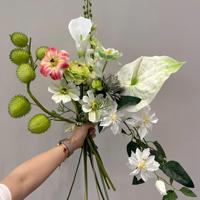 Groothandel bulk DIY kunstbloemen zijden bloemstukken accessoires voor bruiloft, huisdecoratie, evenementen en afstudeerboeketten