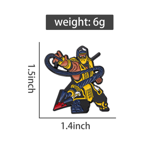 Spilla personaggio cartone animato squisito ragazzi distintivo in metallo piccolo regalo all'ingrosso spille per zaini decorativi spille Cap Pin - Product Image 6