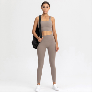 20 colores disponibles de alta calidad otoño entrenamiento conjuntos mujeres Fitness <span class=keywords><strong>ropa</strong></span> de Yoga <span class=keywords><strong>ropa</strong></span> - Product Image 5