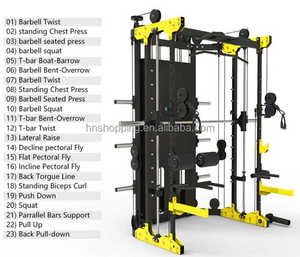 Appareil de musculation multifonctionnel Smith complet pour la maison et la salle de sport, modèle populaire SP-DZ007 SP-DZ007 SP-DZ007 SP-DZ007 SP-DZ007 SP-DZ007 SP-D - Product Image 2