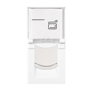 Placa <span class=keywords><strong>de</strong></span> pared <span class=keywords><strong>de</strong></span> tipo francés <span class=keywords><strong>de</strong></span> puerto simple/doble para sistema <span class=keywords><strong>de</strong></span> cableado <span class=keywords><strong>de</strong></span> red con conector Keystone - Product Image 3