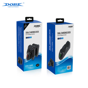 Indicateurs LED de charge rapide DOBE Double station de charge compatible avec le contrôleur Bluetooth <span class=keywords><strong>PS4</strong></span>/Slim/Pro - Product Image 5