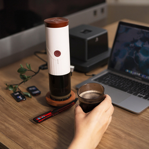 Máy pha cà phê điện cầm tay tự động, máy pha cà phê Espresso, máy làm nóng cà phê bằng túi, máy pha cà phê TK03 ABS có cổng USB, dùng cho du lịch, nhà ở, khách sạn - Product Image 2