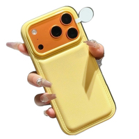 Étui de protection pour iPhone 17 Pro Max, compatible avec les modèles IP16, 15, 14, 13, avec sensation de peau et grands trous, souple
