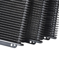 Aluminium Universal Motor-Getriebe-Ölkühler-Kit TOC Radiator Getriebe-ATF Hochleistungs-Rennkühlsystem mit Schläuchen