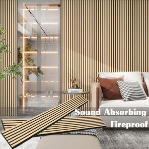 Paneles de Pared de Madera Más Populares, Diseño Insonorizante, Paneles Acústicos para Decoración de Paredes de Dormitorio, Envío de Paneles Acústicos - Product Image 6