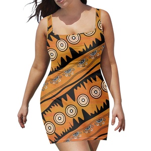 2025 été Aussie Boho Maxi Dress-Robe de plage florale sans manches de grande taille pour femme - Product Image 4