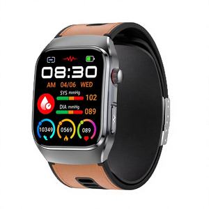 <span class=keywords><strong>Montre</strong></span> connectée carrée S100, moniteur de pression artérielle, ECG, SpO2, écran AMOLED 2,06 pouces, gel de silice, appels Bluetooth, plus de 10 modes sportifs, étanche - Product Image 2