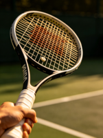 Raquettes de tennis pour adultes débutants, 27 pouces, aluminium léger, amortissement des vibrations, grand sweet spot