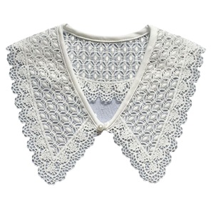 Robe d'été avec petit décolleté châle Décoration <span class=keywords><strong>Col</strong></span> Enfants Plié pour Porter un <span class=keywords><strong>Faux</strong></span> <span class=keywords><strong>Col</strong></span> Version Coréenne - Product Image 5
