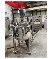 Nouvelle ligne de production de détergent à lessive et de savon liquide avec homogénéisateur à cisaillement élevé, 200 LPH, pour petites entreprises