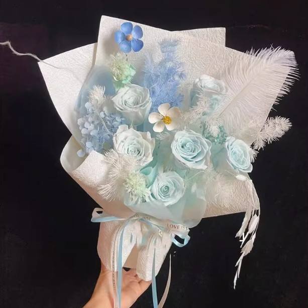 Peach blossom sunset bouquet