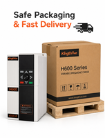 Controlador de Velocidad de Motor AC, Inversor de Frecuencia, Controlador de Velocidad de Motor Trifásico 380V 15KW 7.5KW para Grúas de Alimentos, Elevadores y HVAC