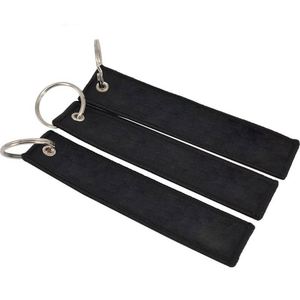 2604161 Custom Design Blank Logo Flight Woven Jet Tag Fabric <b>Anime</b> Embroidered Carabiners Portable <b>Keychain</b> - Product Image 4