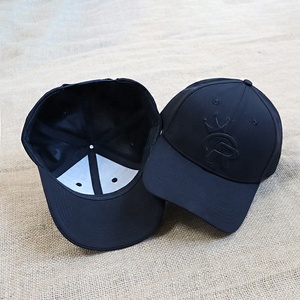 Servizio OEM/ODM Cappello a 6 Pannelli Personalizzato di Qualità con Logo in Rilievo Classico Nero Moda Uomo Donna Cappelli da Baseball Sportivi - Product Image 6