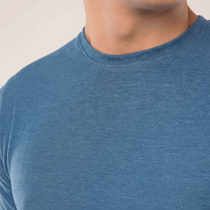 T-shirts à col rond coupe régulière doux en trois mélanges - Product Image 1