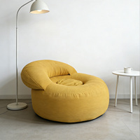 Canapé pouf moderne extensible capitonné, compressé sous vide, avec ottoman, pour hôtel et salon