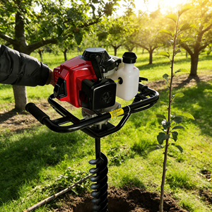 เครื่องเจาะดินคุณภาพสูง ใช้เครื่องยนต์เบนซิน 2 จังหวะ สำหรับขุดหลุมปลูกต้นไม้ - Product Image 4