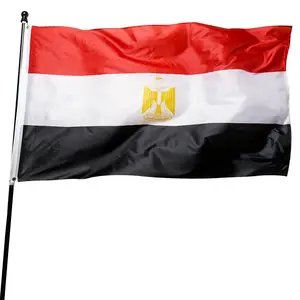 Hot Sale National Flags of Different Countries Egypt Flag for Decoration