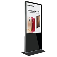 Pantalla Digital Interactiva Táctil 4K de 32 Pulgadas con Soporte de Piso, CMS Basado en la Nube, 1 Año de Garantía, Color Negro, CE FCC RJ45 WiFi Bluetooth