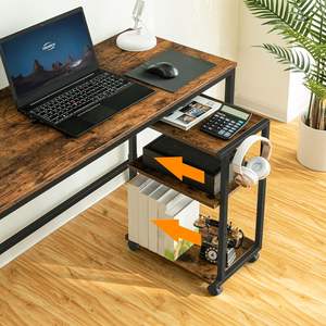 <span class=keywords><strong>3</strong></span>层储物车<span class=keywords><strong>3</strong></span>层木质货架滚动储物车储物滚动推车 - Product Image 6