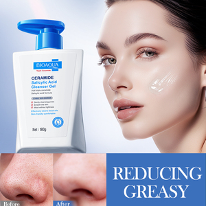 Etiqueta privada BIOAQUA Ceramide Ácido salicílico <span class=keywords><strong>Gel</strong></span> limpiador <span class=keywords><strong>facial</strong></span> Blanqueador Lavado <span class=keywords><strong>DE</strong></span> CARA Cuidado <span class=keywords><strong>DE</strong></span> LA <span class=keywords><strong>PIEL</strong></span> <span class=keywords><strong>Limpieza</strong></span> profunda <span class=keywords><strong>para</strong></span> pieles sensibles - Product Image 2