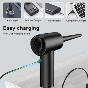 Nettoyeur à <span class=keywords><strong>poussière</strong></span> électrique pour la maison, mini souffleur d'air manuel en plastique, petit et puissant, rechargeable, batterie comprimée, pour nettoyer la saleté - Product Image 3