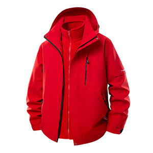 <span class=keywords><strong>เสื้อ</strong></span>ผ้าสำหรับปีนเขาแบบสามในหนึ่งสำหรับผู้ชายและผู้หญิง กันลม กันน้ำ พร้อมซับในขนแกะแบบถอดได้ สำหรับกิจกรรมกลางแจ้ง แบบฮาร์ดเชลล์/ฮาร์ดเชลล์ - Product Image 5