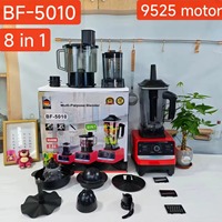 Mixeur Électrique Professionnel 8-en-1 Haute Performance Grande Capacité 9500W 5+ Vitesses Fonction Broyage pour Hôtels et Commerces