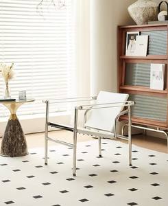 <span class=keywords><strong>Fauteuil</strong></span> moderne en acier inoxydable de style ancien pour chambre à coucher ou <span class=keywords><strong>petit</strong></span> appartement en bois et métal pour les loisirs - Product Image 3