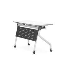 Table de bureau pliable multifonctionnelle mobile Mobilier de bureau Montage facile Bureau de formation mobile Table pliante rabattable