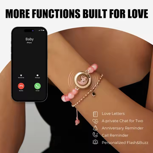 Pulseras de cuentas <span class=keywords><strong>Totwoo</strong></span> (venta al por mayor) Pulseras inteligentes para parejas de larga distancia con tacto y vibración - Product Image 4