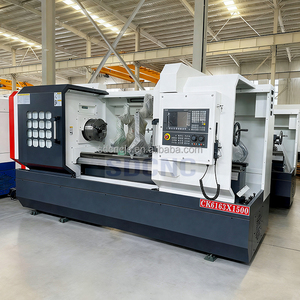 Độ chính xác cao ngang máy tiện <span class=keywords><strong>CNC</strong></span> ck6163 giường phẳng hoạt động tự động 0.01mm định vị chính xác 1000mm tối đa phôi - Product Image 4