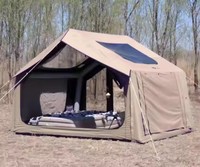 Tente de camping familiale gonflable rapide Oxford 8m² avec structure à une chambre pour utilisation comme tente pneumatique domestique
