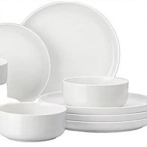 Juego de Vajilla Desechable de Porcelana Moderna de 12 Piezas con Diseño de Plantas, Apto para Lavavajillas, Horno y Microondas, Regalos Empresariales - Product Image 3