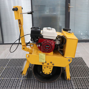 Mini rodillo de camino de tambor único de servicio pesado, componentes del núcleo del Motor de la bomba vibratoria, rendimiento confiable - Product Image 4