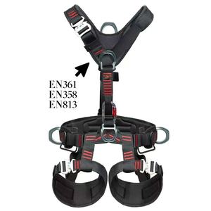 Cinto de Segurança de Cinco Pontos com Certificação CE EN361, EN358, EN813 Adequado para Escalada em Altitude Arnês de Segurança de Corpo Inteiro - Product Image 1