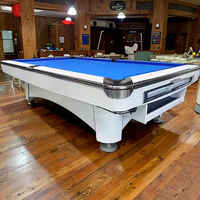 Table de billard et de snooker professionnelle pour l'extérieur ou l'intérieur, table de billard durable en ardoise