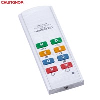 Fabricante de control remoto de código de aprendizaje infrarrojo Chunghop de 8 Keys de la marca