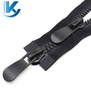 Ky #15 Resin Zippers Two Way Slider Giant Zippers for Sewing Coat Down Parka Heavy Duty Jacket Zippers Bulk