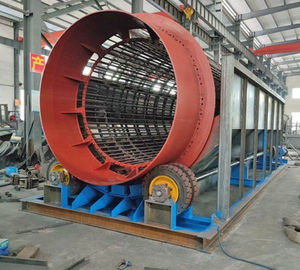 Gestione mobile dei rifiuti solidi urbani, impianto di vaglio a tamburo per il riciclaggio dei rifiuti popolare 2022 in Kuwait - Product Image 5